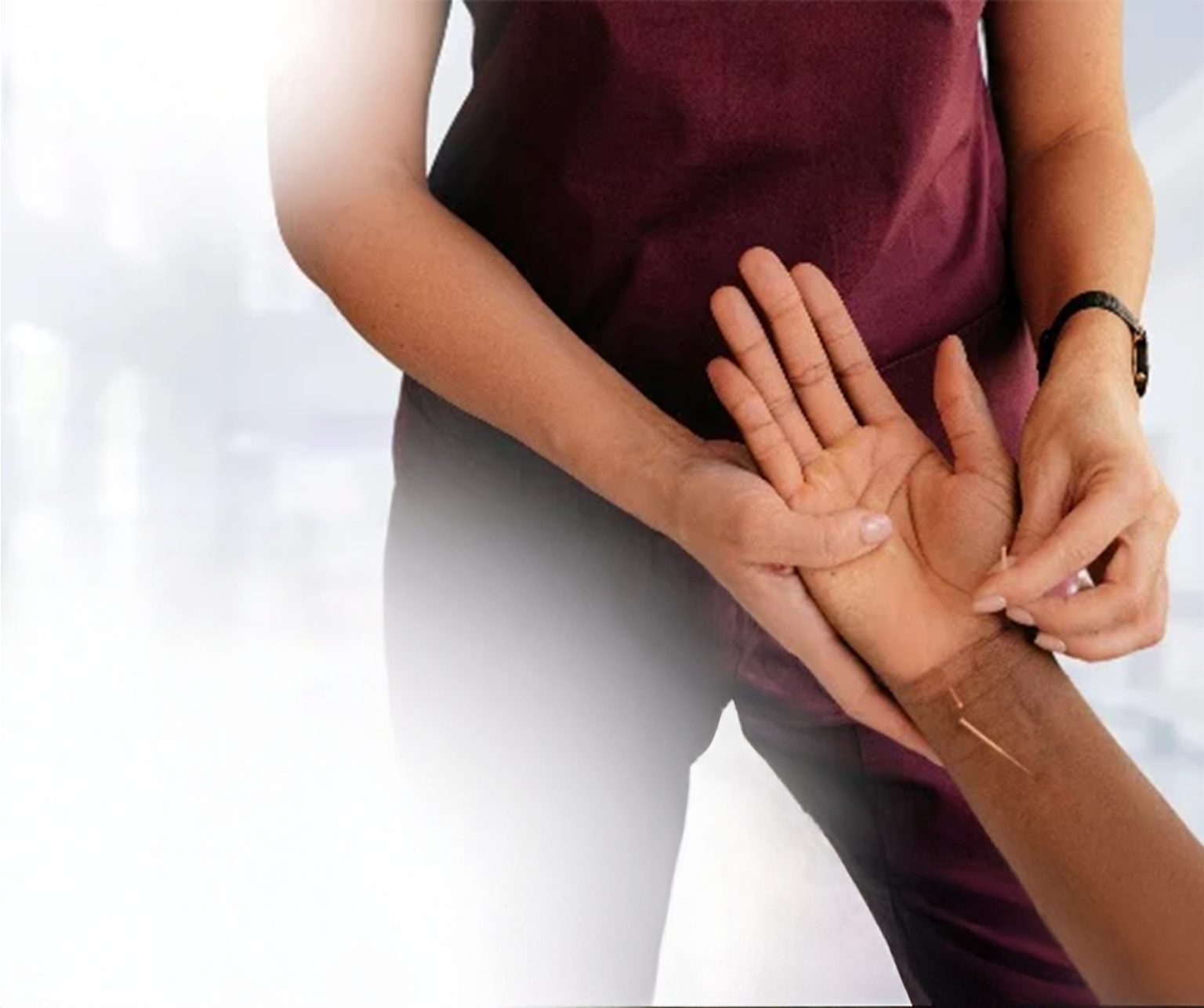 Rehabilitation of stroke patients using with Chinese medicine.